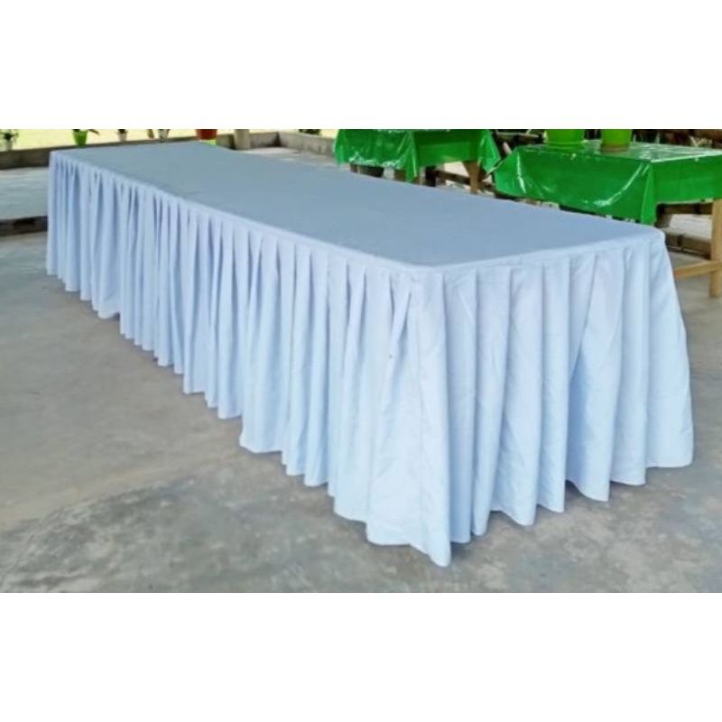 Long table with cloth
